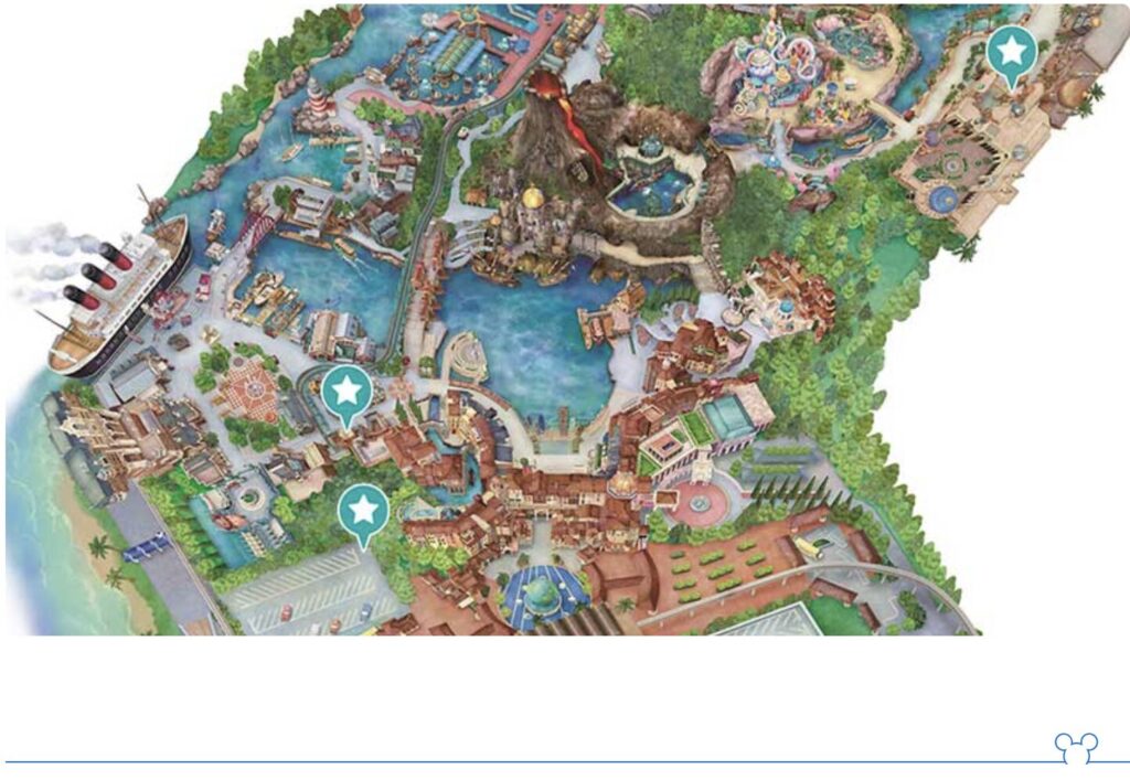 ディズニーシーの喫煙所マップも参考に