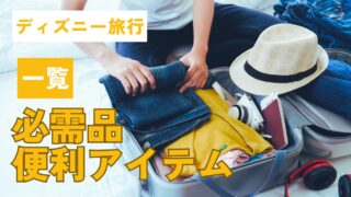 ディズニー旅行はこれがあれば安心！持ち物の必需品と便利アイテム一覧