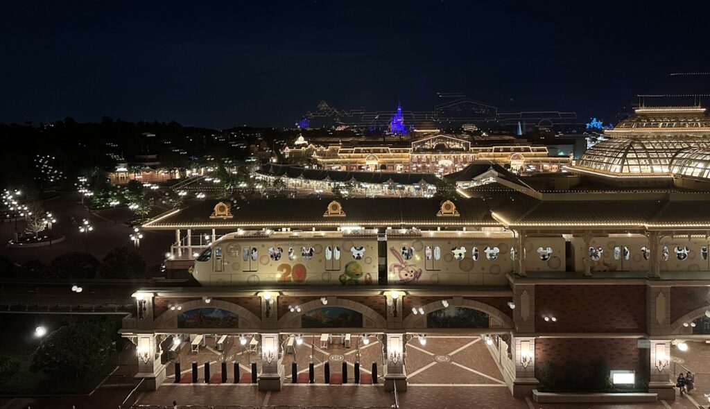 ディズニーランドホテル・パークグランドビューからの景色