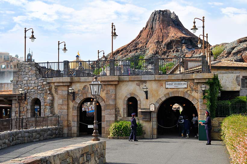 ディズニーシー・トランジットスチーマーラインのメディテレーニアンハーバーのドック