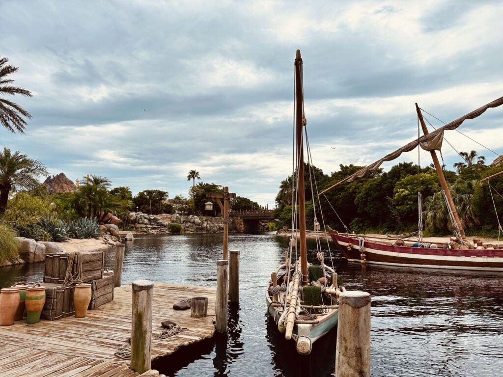 ディズニーシーのパーク内の様子