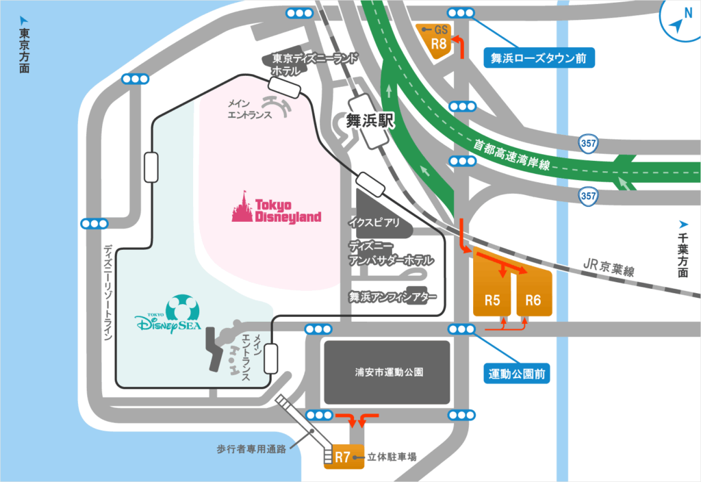 ディズニー周辺の駐車場