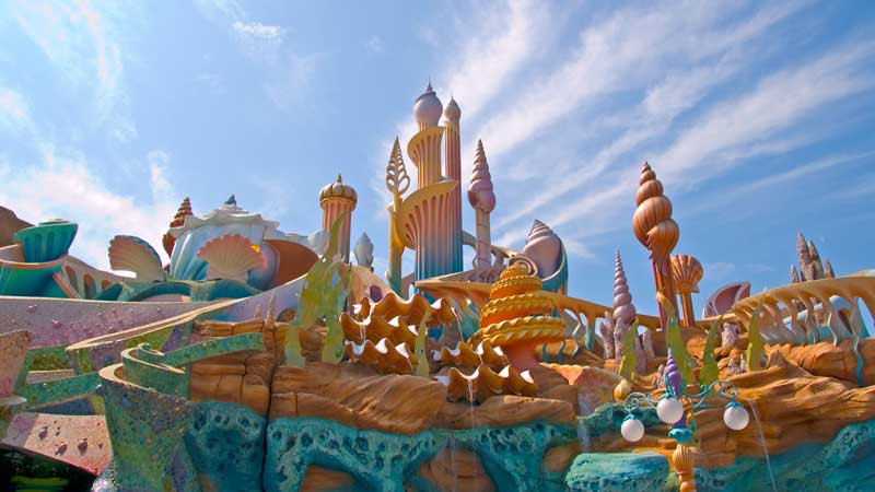 ディズニーシーのマーメイドラグーン