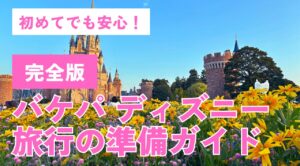 【完全版】バケーションパッケージで行くディズニー旅行の準備ガイド
