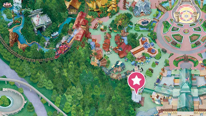 ランドとシーの中央救護室の場所(ランド)