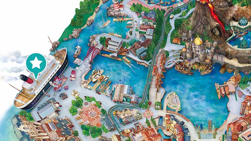 S.S.コロンビア・ダイニングルームの場所