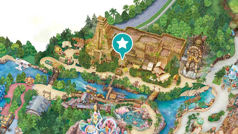 インディ・ジョーンズ®・アドベンチャー：クリスタルスカルの魔宮の場所