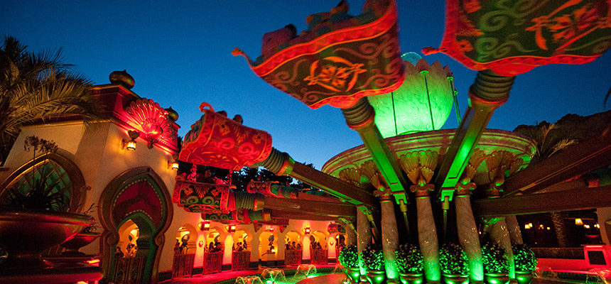 ジャスミンのフライングカーペット