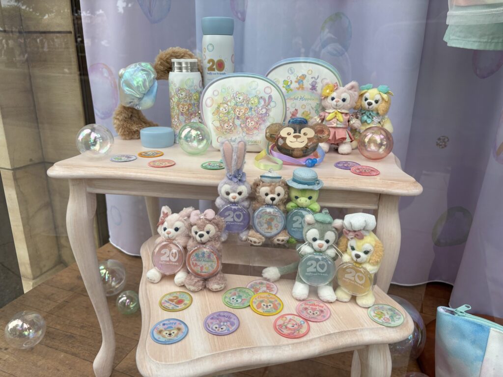 ディズニーシーのパーク内にて