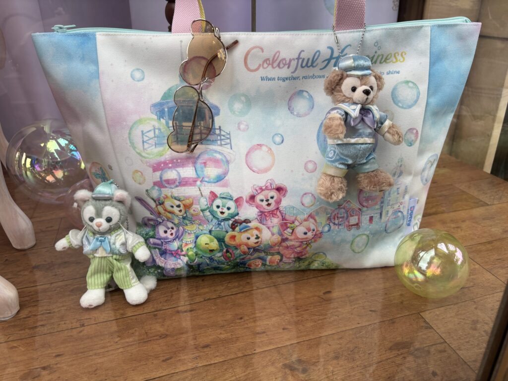 ディズニーシーのパーク内にて