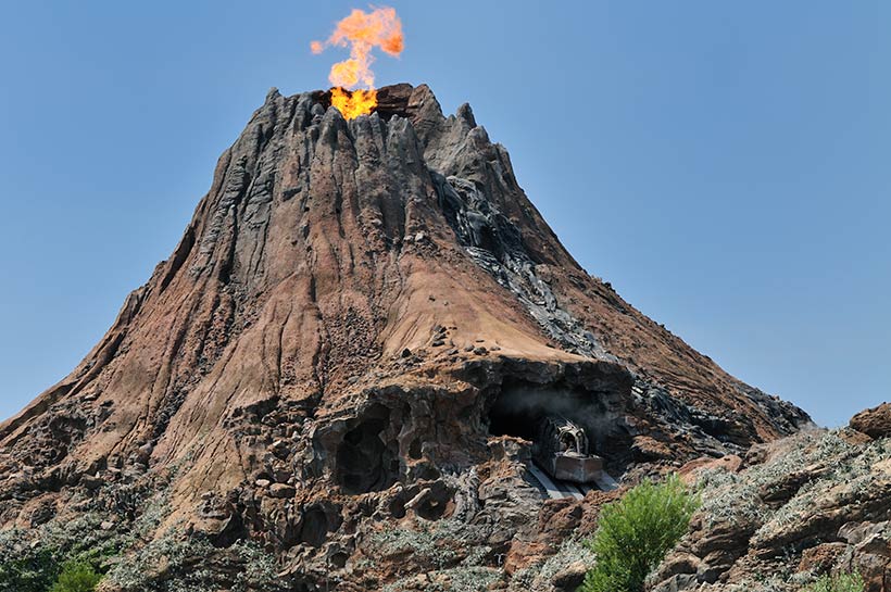 ディズニーシーのプロメテウス火山