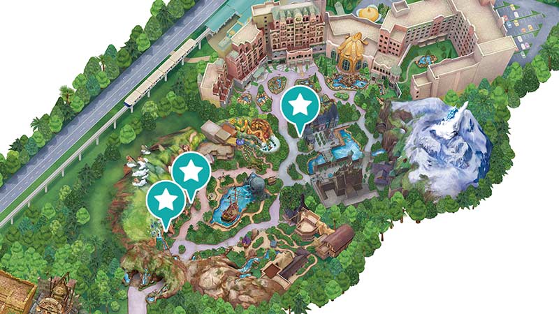 ファンタジースプリングスの水飲み場