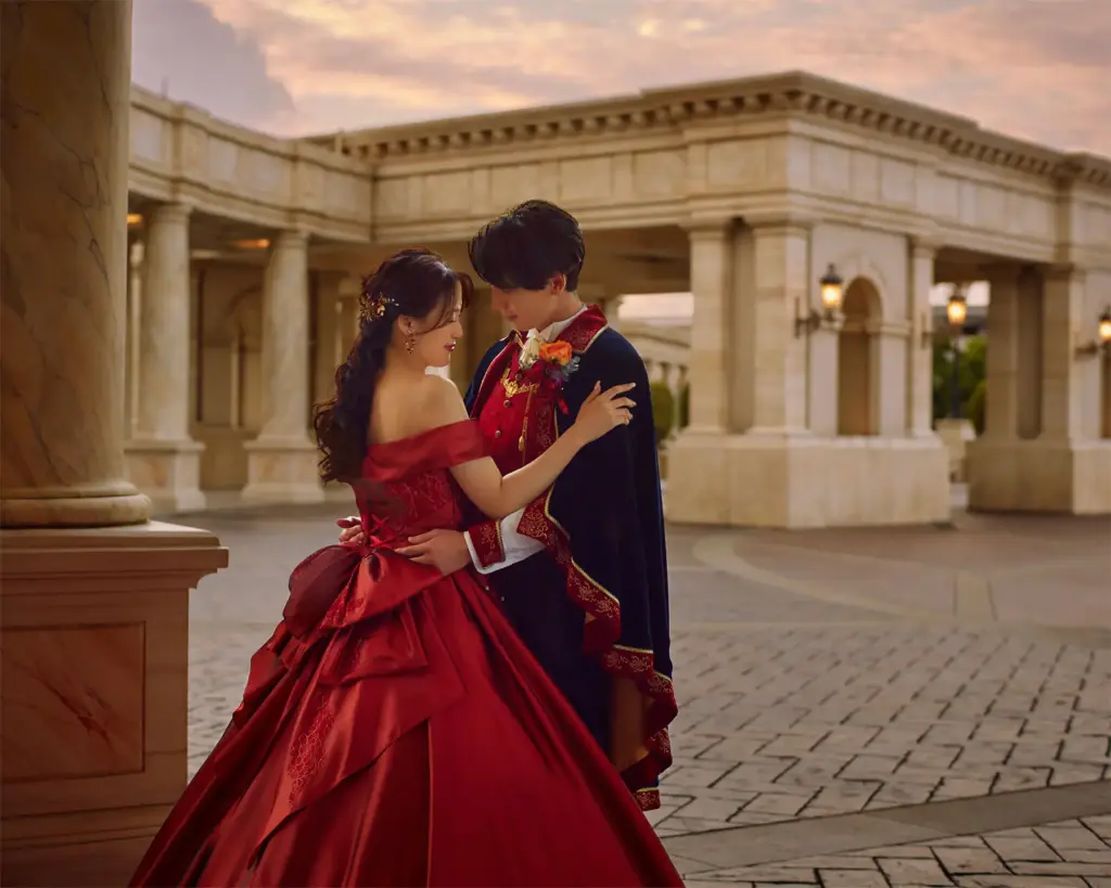 ディズニーでウェディングの写真だけ撮る際の衣装(ディズニー・フェアリーテイル・ウェディング)