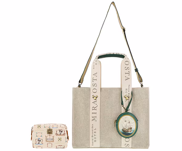 ミラコスタ限定グッズの普段使いの口コミや魅力（トートバッグ ポーチ＆コインケースセット・ホテルミラコスタ）