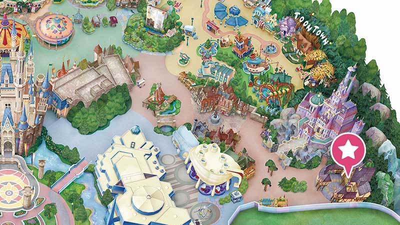 ミッキーのマジカルミュージックワールドの基本（フォレストシアターの場所）