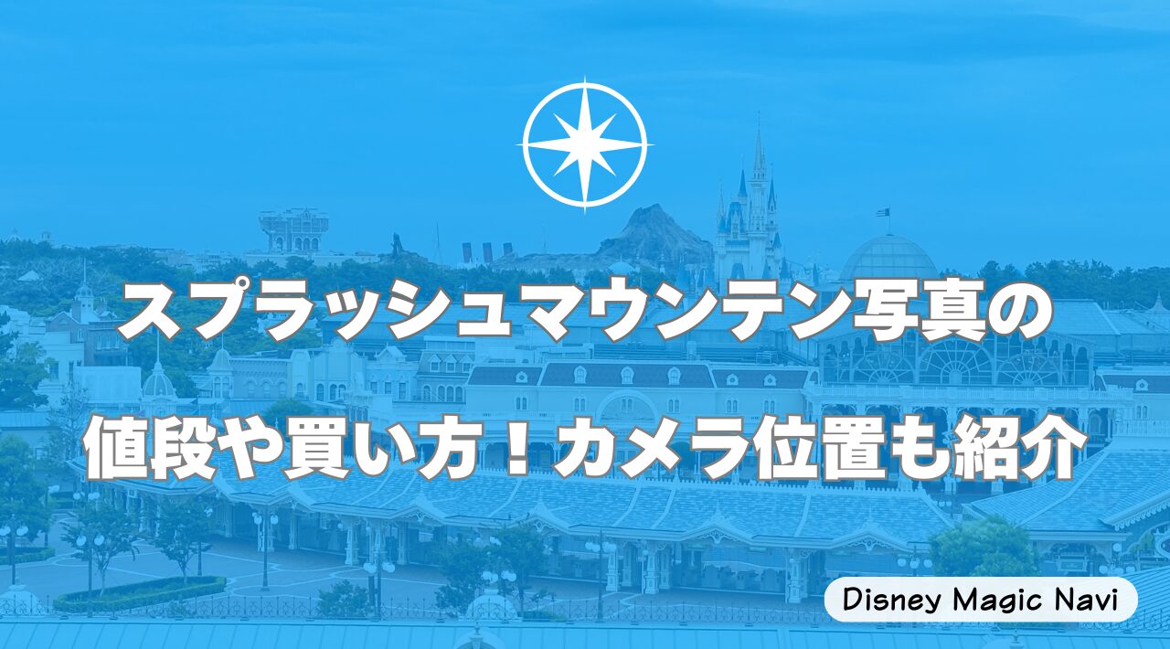 スプラッシュマウンテン写真の値段や買い方！カメラ位置も紹介