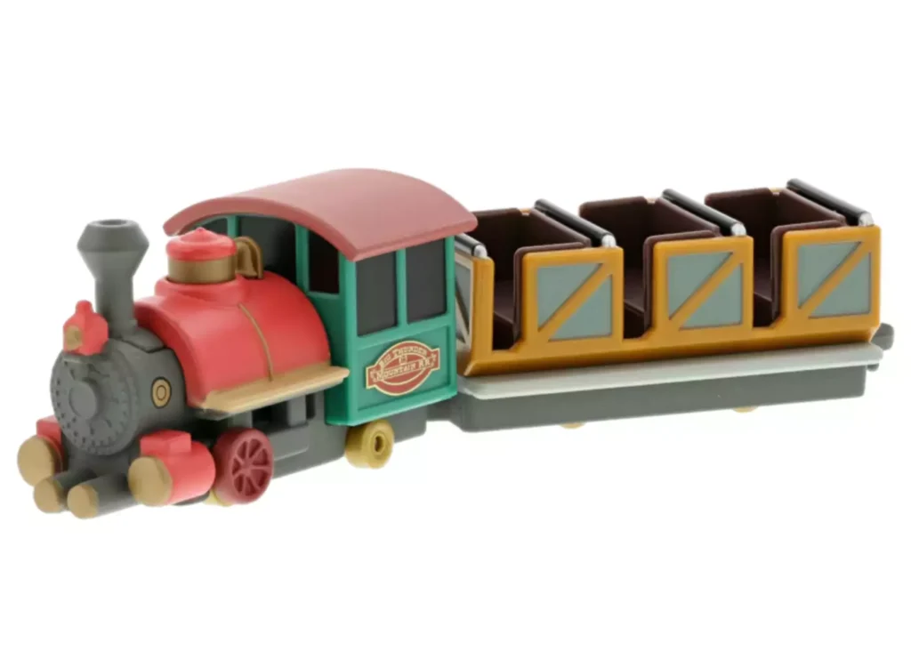 人気のディズニーのアトラクションを再現したトミカ（ビッグサンダーマウンテンのトミカ）