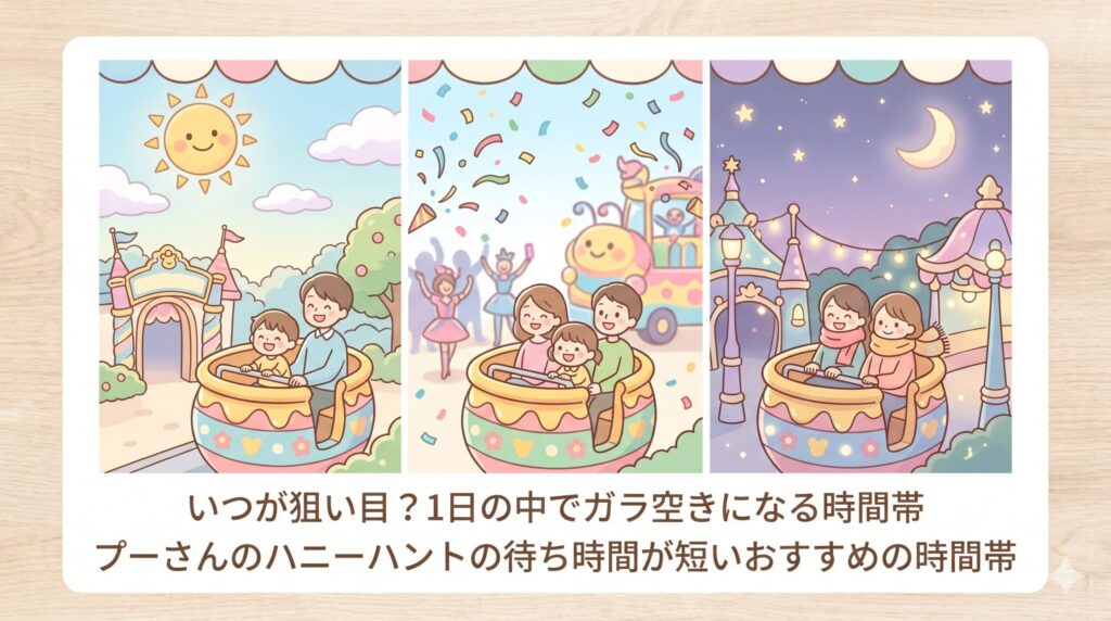 いつが狙い目？1日の中でガラ空きになる時間帯
