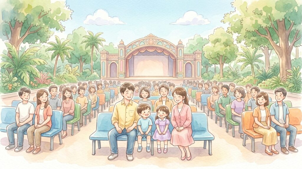 シアターオーリンズの座席と鑑賞ルール（ジャンボリミッキー）