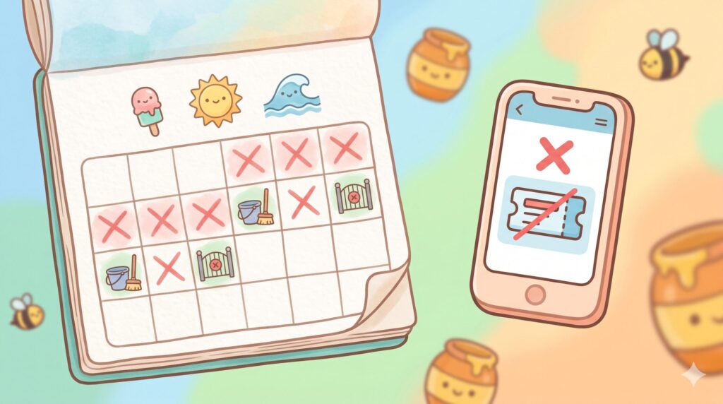 プーさんのハニーハントの待ち時間に関係する2026年夏の休止情報
