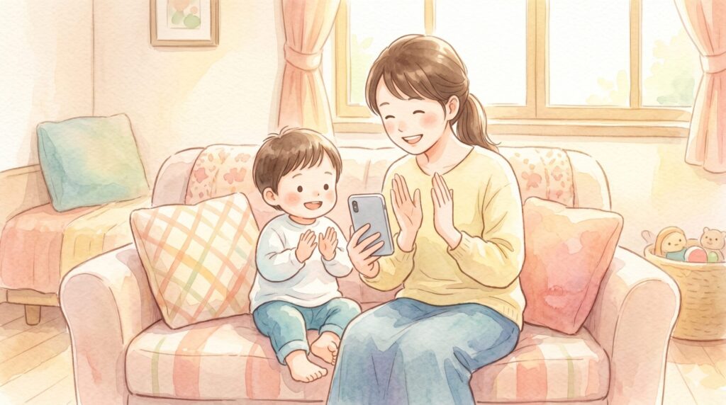 子どもと一緒に歌えるひらがな表記（ジャンボリミッキー）